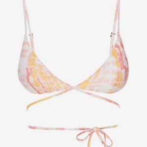 Monday Swimwear St Martin Top Sunset Tie Dye (S)
